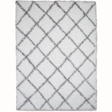 Home Dynamix - Glimmer Collection Contemporary Microfiber Shag Rug (5'3 x 7'2)