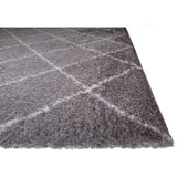 Home Dynamix - Glimmer Collection Contemporary Microfiber Shag Rug (5'3 x 7'2)