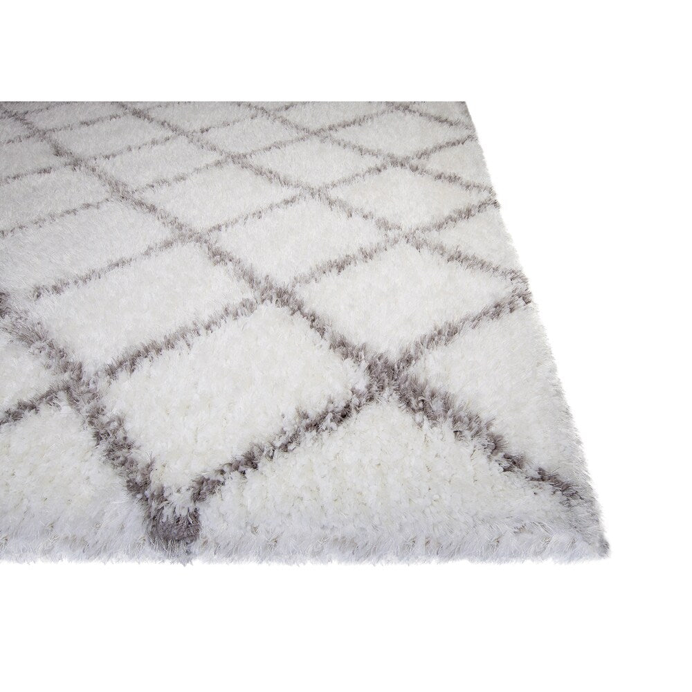 Home Dynamix - Glimmer Collection Contemporary Microfiber Shag Rug (5'3 x 7'2)