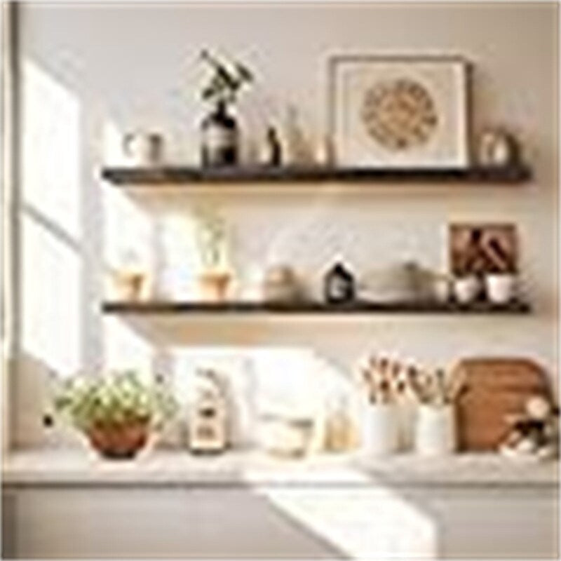 Home Floating Shelves - 6.5"D x 36"W x 1.5"H