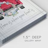 Home Is Where Your Heart Is-Gallery Wrapped Canvas