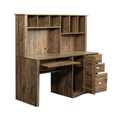 Home Office Computer Desk with Hutch Writing Desk Drawers and Shelves