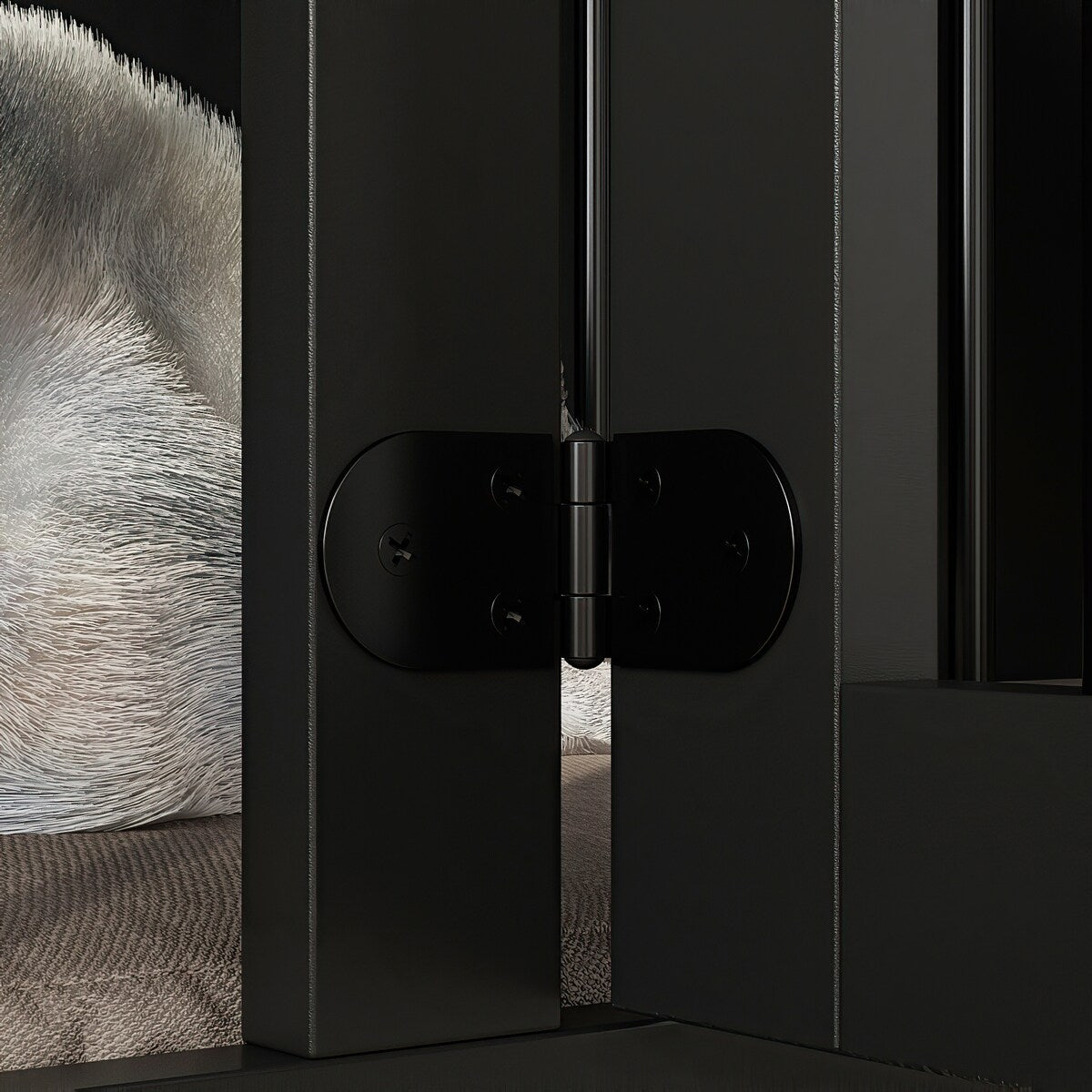 Home Office Desk Multi-Functional Workstation with Built-In Dog Crate