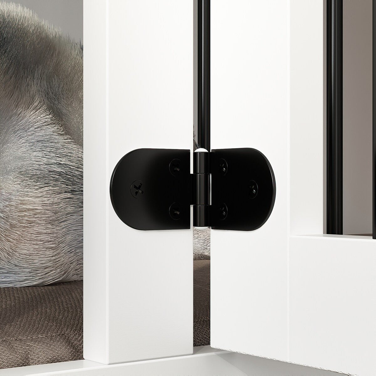 Home Office Desk Multi-Functional Workstation with Built-In Dog Crate