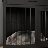 Home Office Desk Multi-Functional Workstation with Built-In Dog Crate