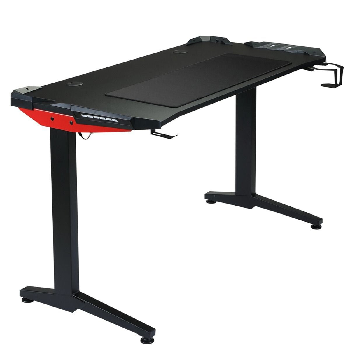Home Office Gaming Desk Gaming Computer Desk,T Shape Leg Table