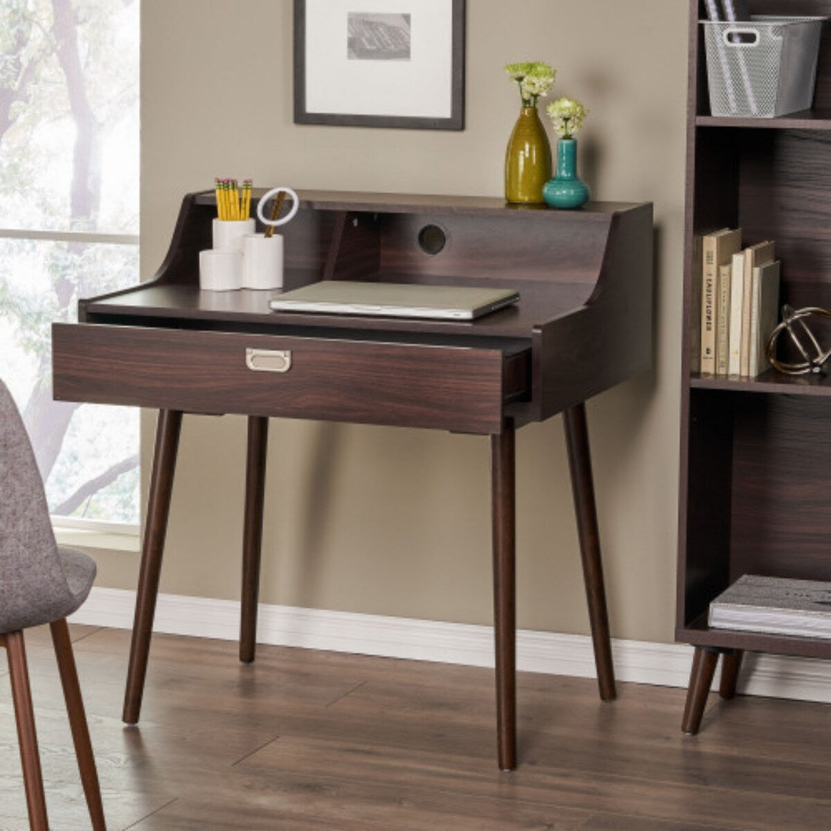 Home Office Mid-Century Modern Desk