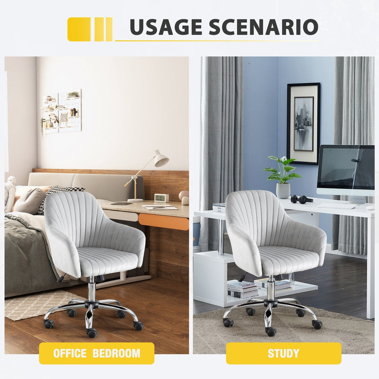 Home Office with Adjustable Height