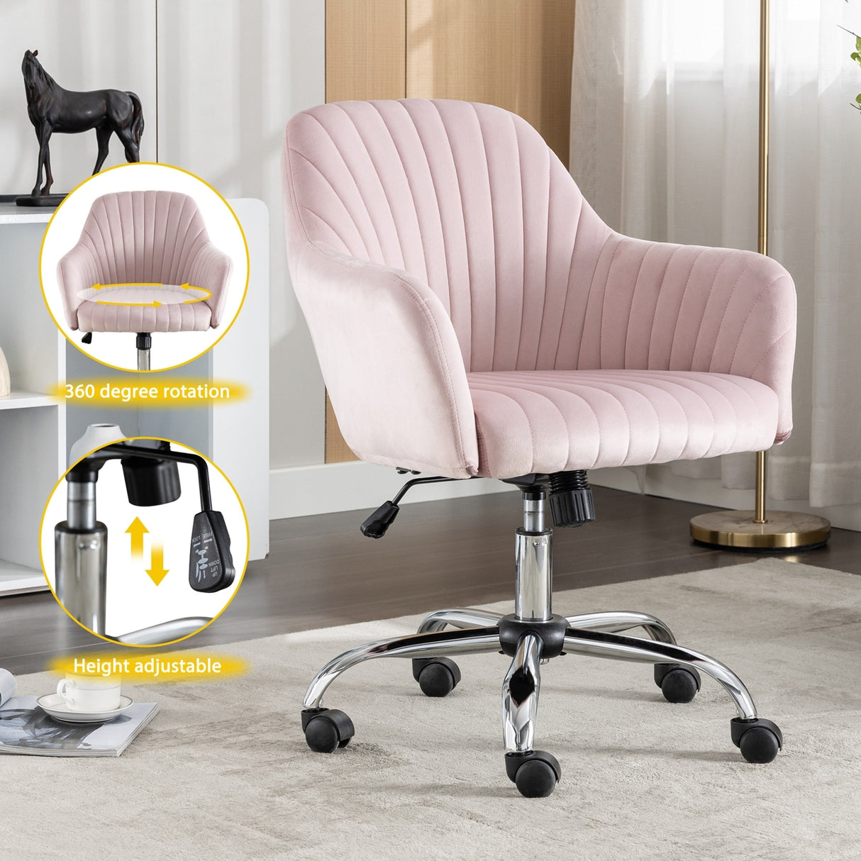 Home Office with Adjustable Height