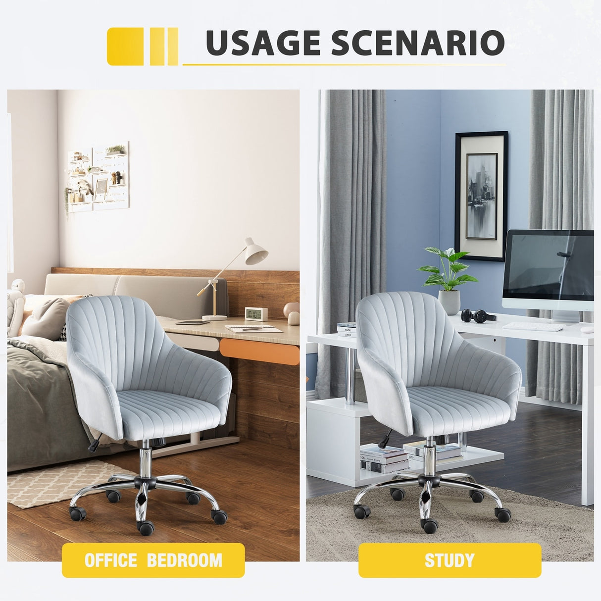 Home Office with Adjustable Height