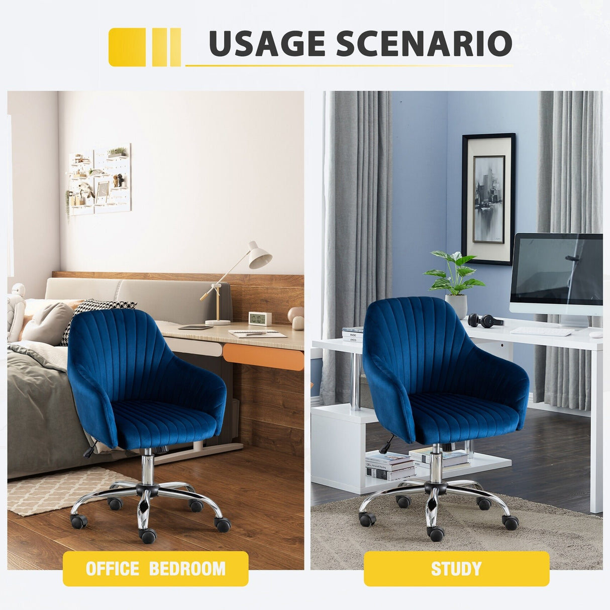 Home Office with Adjustable Height
