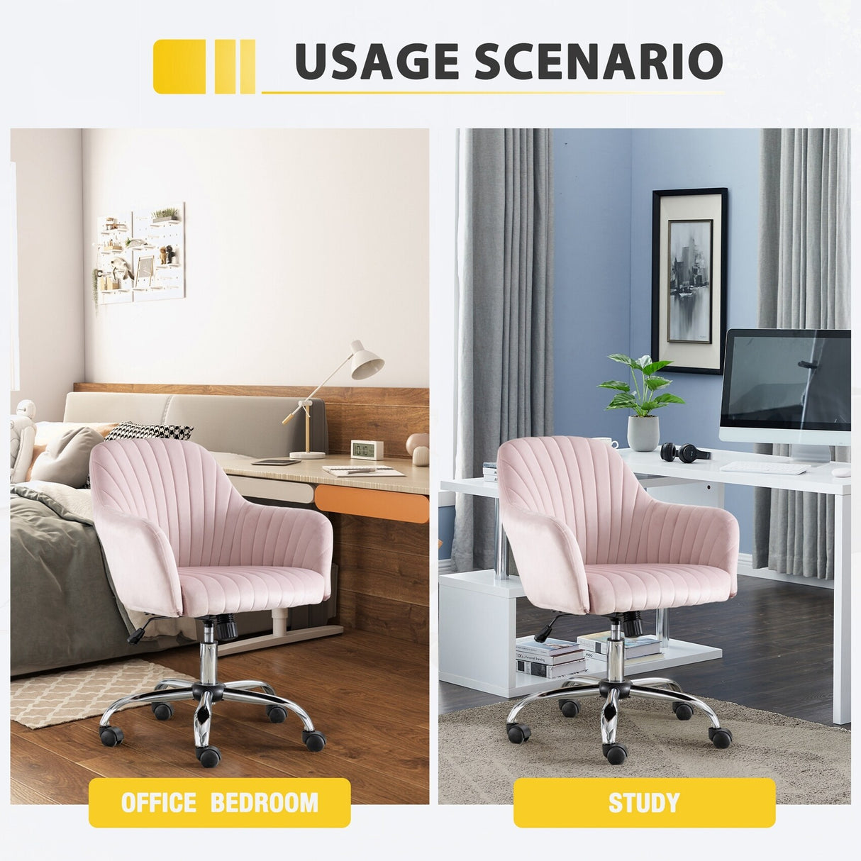 Home Office with Adjustable Height