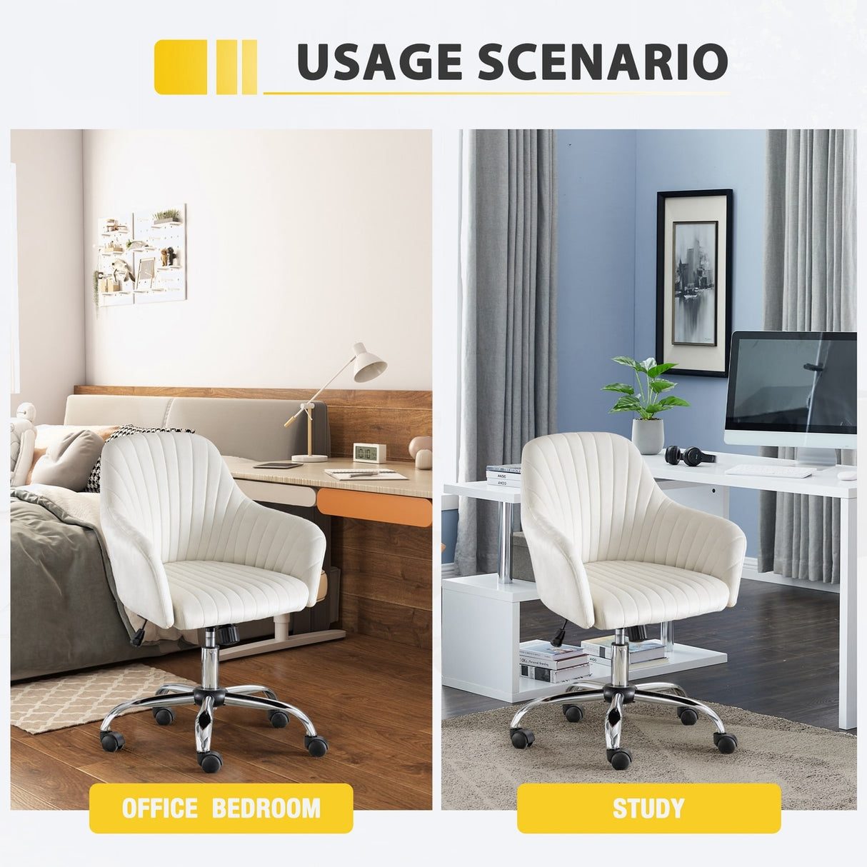 Home Office with Adjustable Height