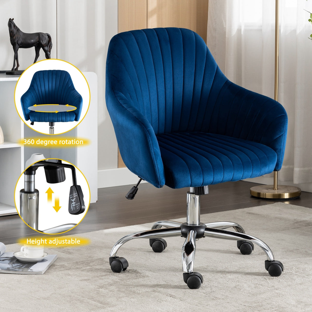 Home Office with Adjustable Height