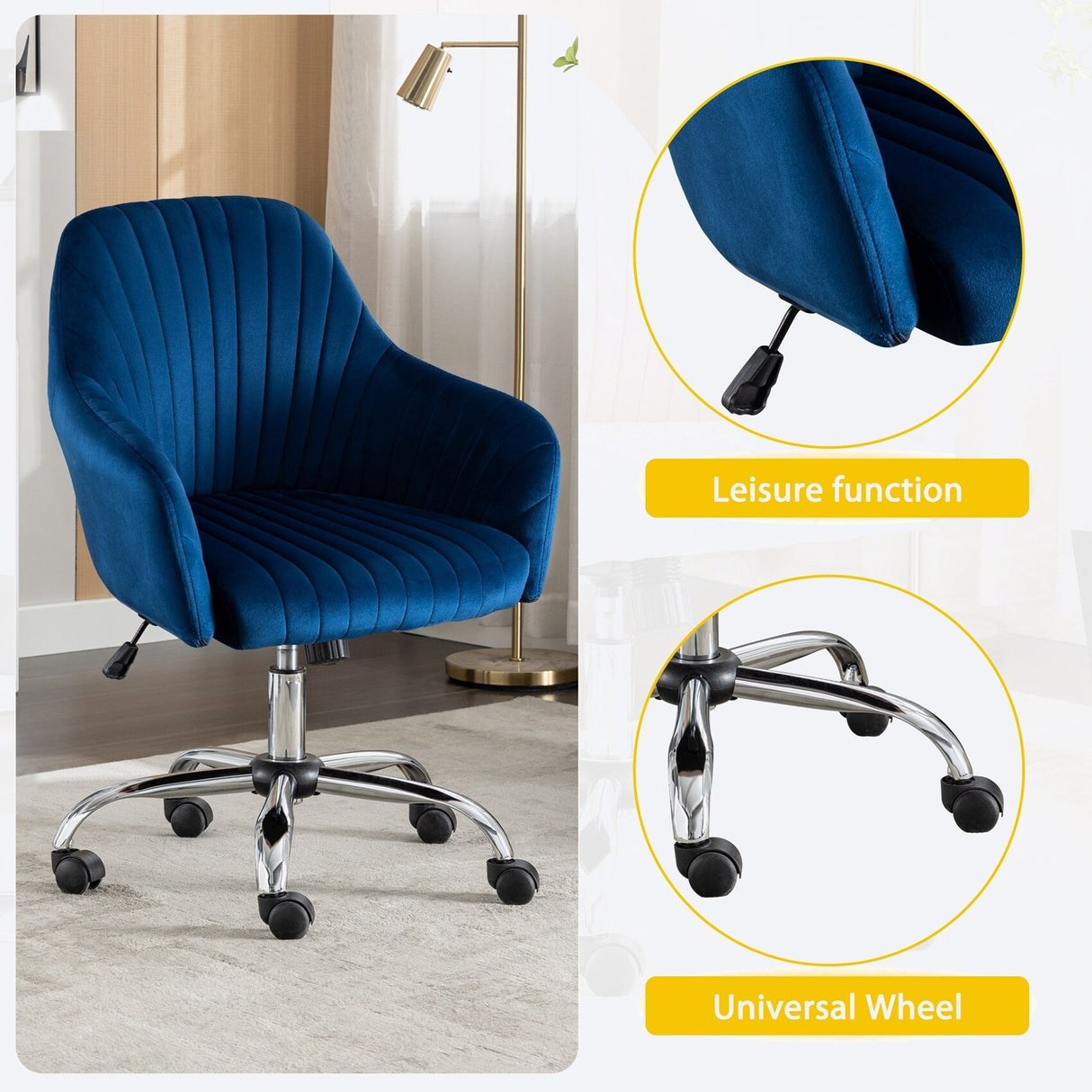 Home Office with Adjustable Height