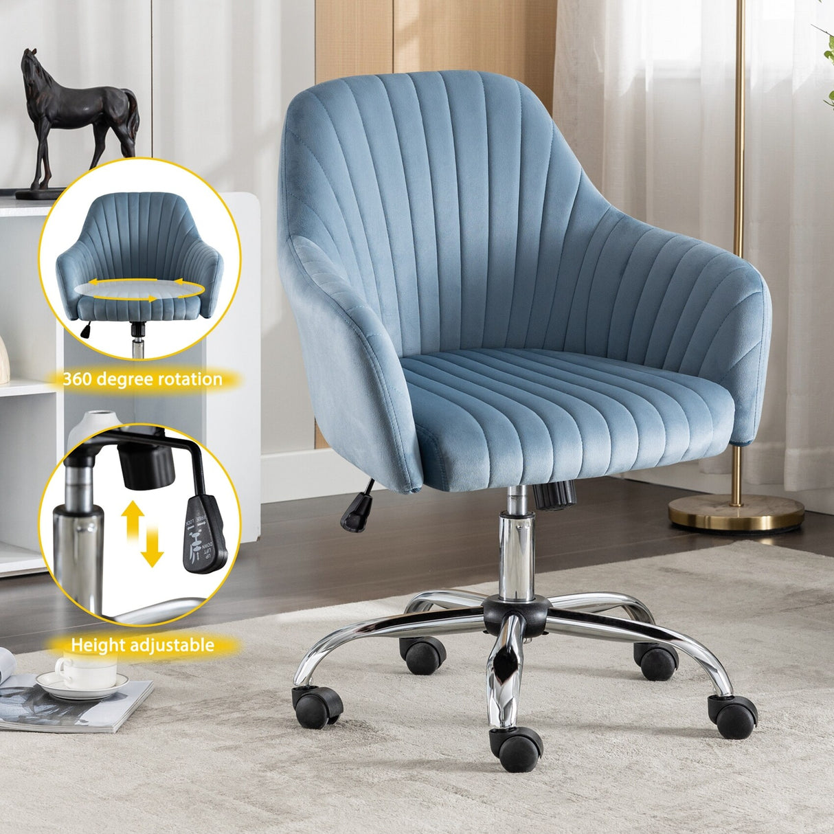 Home Office with Adjustable Height