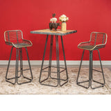Home Source Badino 3-piece Counter-height Dining Set