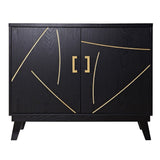 Home Source Natalie Mid Century Modern Two Door Accent Chest