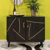 Home Source Natalie Mid Century Modern Two Door Accent Chest