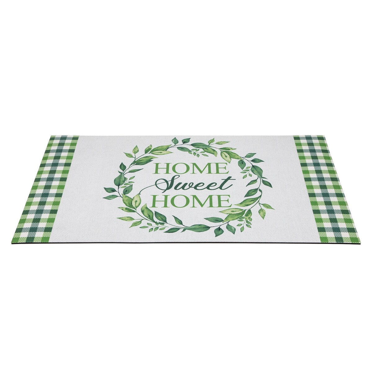 Home Sweet Home Gingham Doormat 18" x 30" - 18