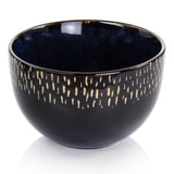 Home Trends Matisse 4 Piece 5.25 Inch Stoneware Bowl Set in Cobalt