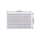 Home Weavers Orion Collection 100% Cotton Bathroom Rug, Non Slip & Machine Washable Bath Mat, Thick Plush Rugs - 20"X32"