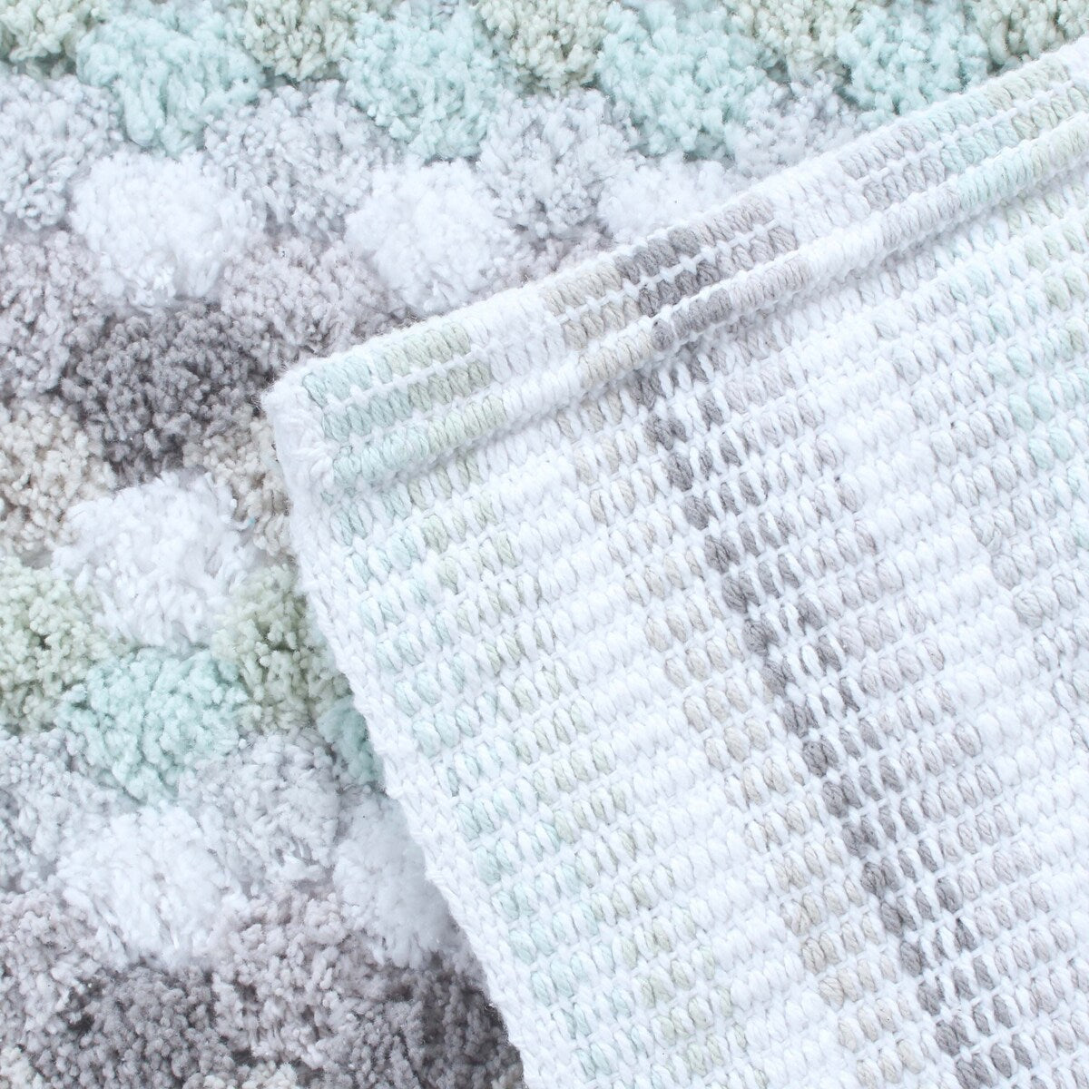 Home Weavers Orion Collection 100% Cotton Bathroom Rug, Non Slip & Machine Washable Bath Mat, Thick Plush Rugs - 20"X32"
