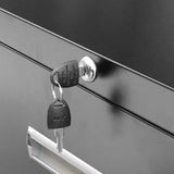 HomeOffice Lateral File Cabinet—Metal Steel filing cabinet with lock,Anti-tilt structure/4 Drawers/Assembled required