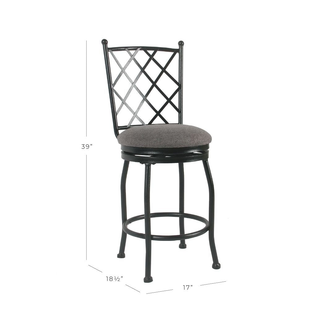 HomePop 24" Tristan Swivel Counter Stool - 24 inches
