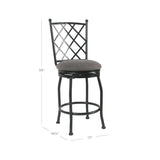 HomePop 24" Tristan Swivel Counter Stool - 24 inches