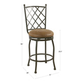 HomePop 24" Tristan Swivel Counter Stool - 24 inches