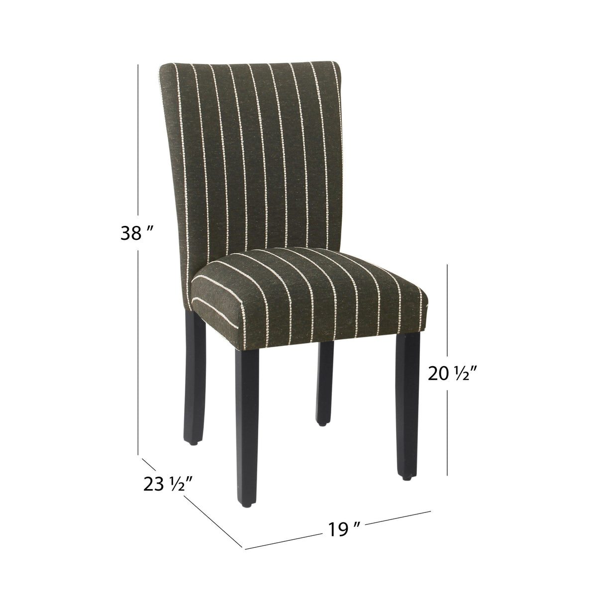 HomePop Classic Parsons Dining Chair - Set of 2