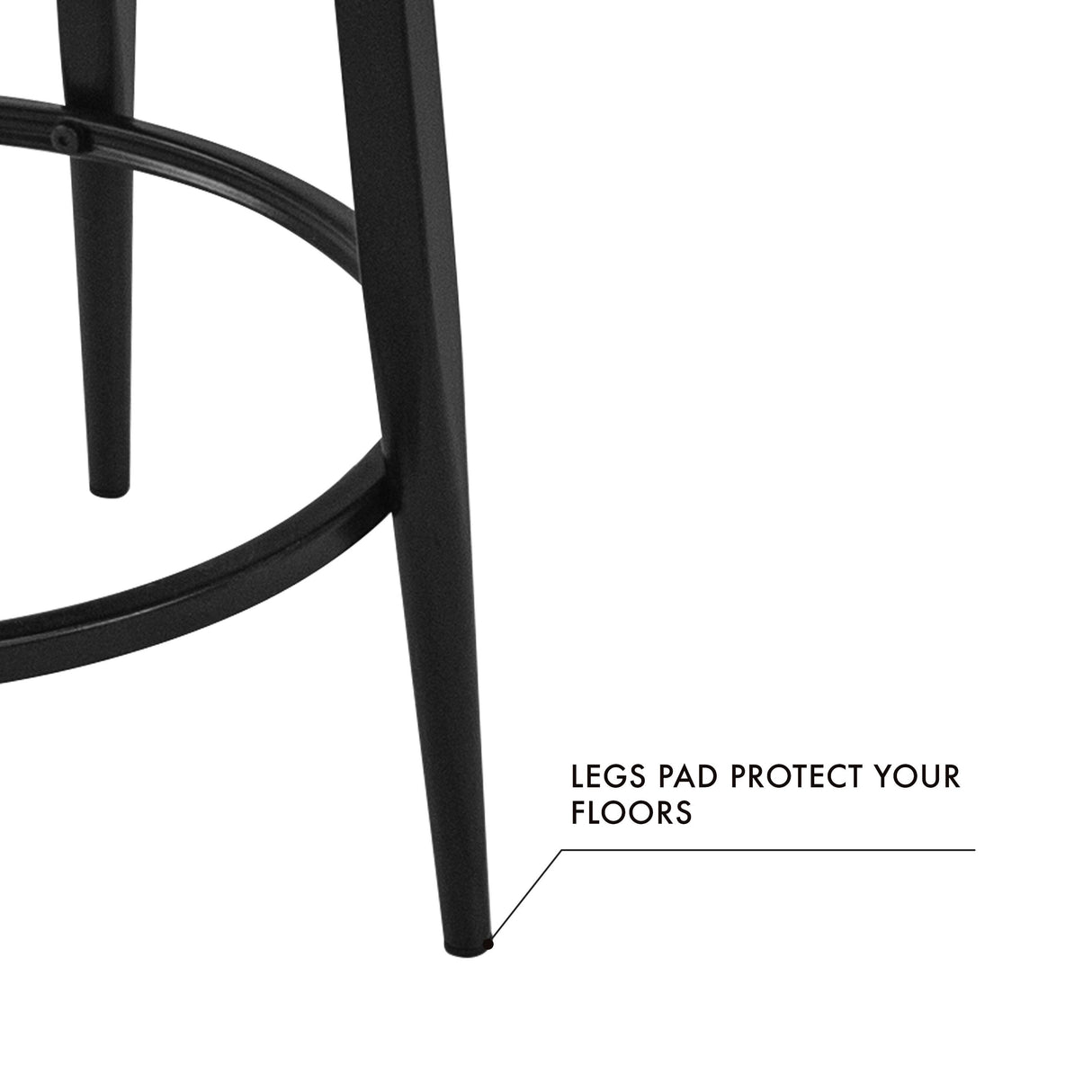 HomePop Hudson Swivel Counter Stool - Brown PU
