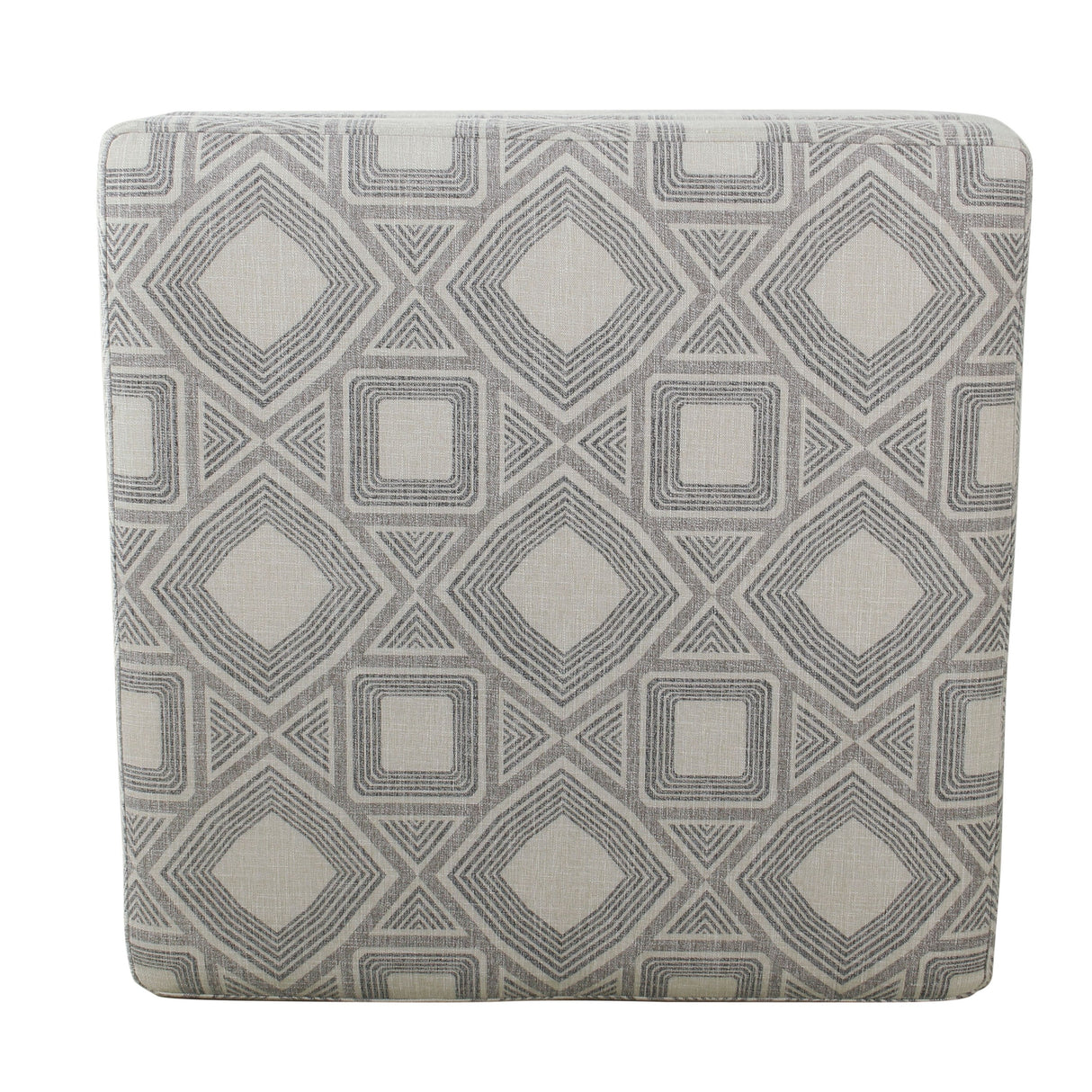 HomePop Luxury 28 Inches Square Storage Ottoman