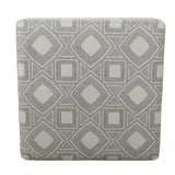 HomePop Luxury 28 Inches Square Storage Ottoman