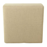 HomePop Luxury 28 Inches Square Storage Ottoman