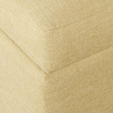 HomePop Luxury 28 Inches Square Storage Ottoman