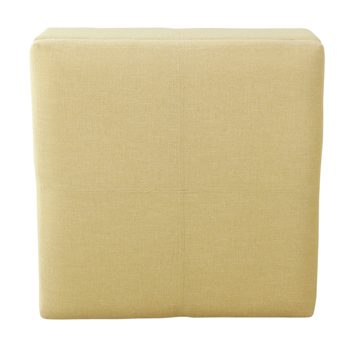HomePop Luxury 28 Inches Square Storage Ottoman