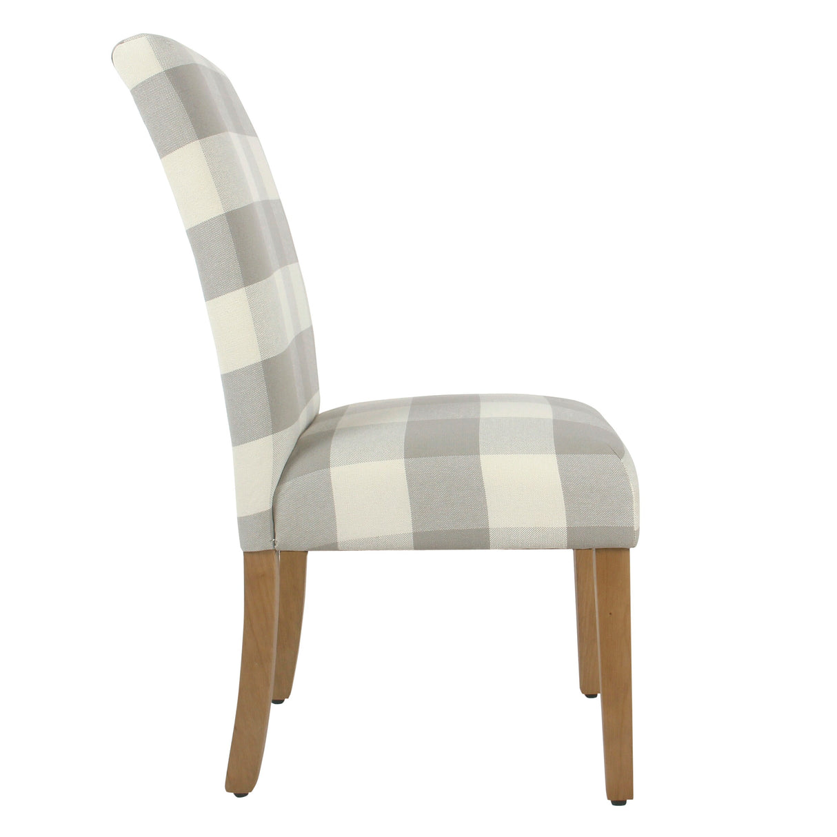 HomePop Parsons Dining Chair - Gray Plaid (set of 2)