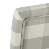HomePop Parsons Dining Chair - Gray Plaid (set of 2)
