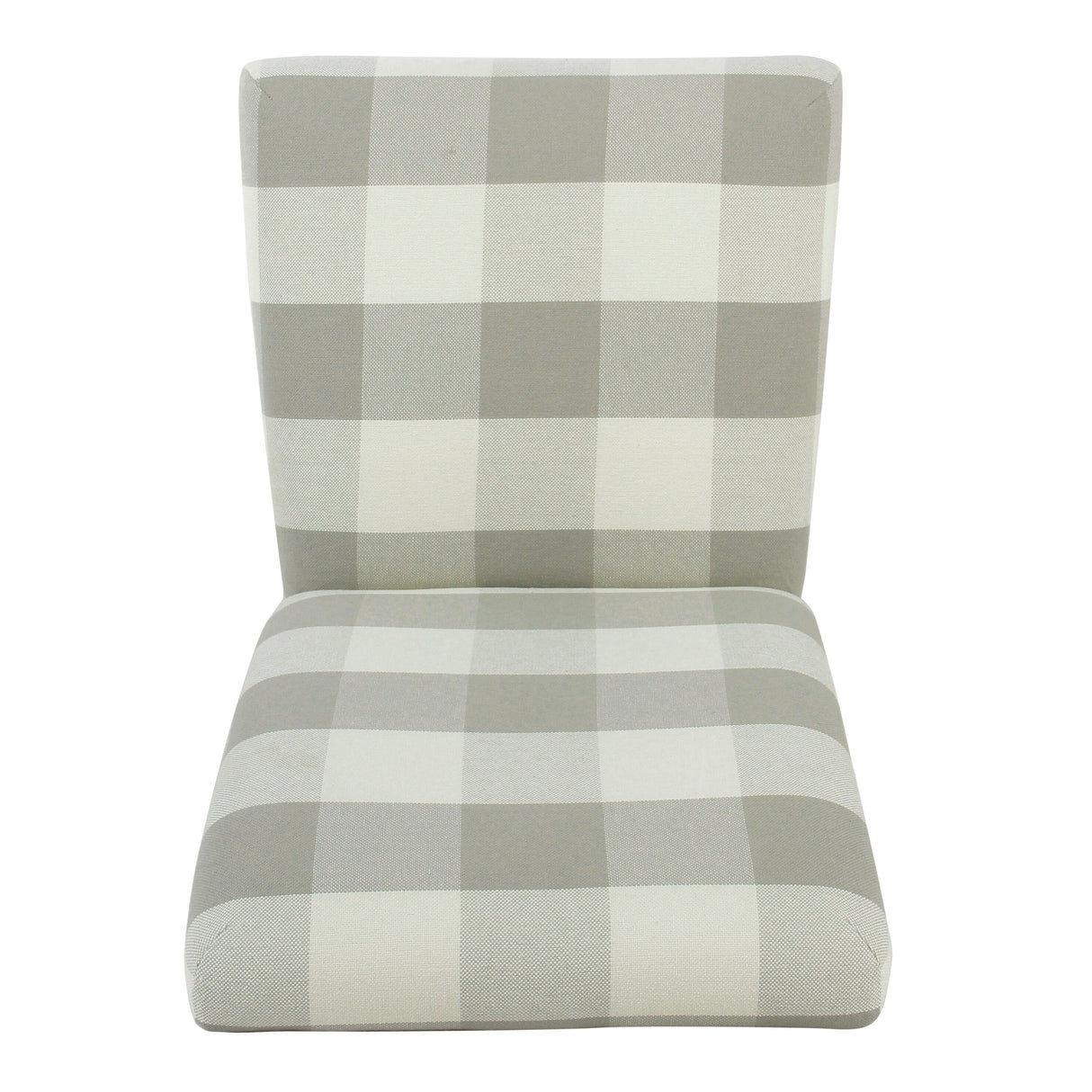 HomePop Parsons Dining Chair - Gray Plaid (set of 2)