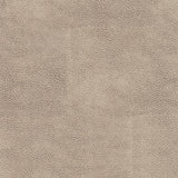 HomePop Round Faux Leather Storage Ottoman - Taupe