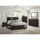 HomeRoots 31" Espresso Rubber Wood Chest