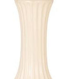 HomeRoots 33" Ivory Curvy Ceramic Table Lamp With White Empire Shade - 17