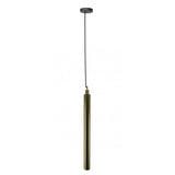 HomeRoots 3" X 3" X 39" G Brass Galvanised Iron Pendant Lamp - 39 x3 x3