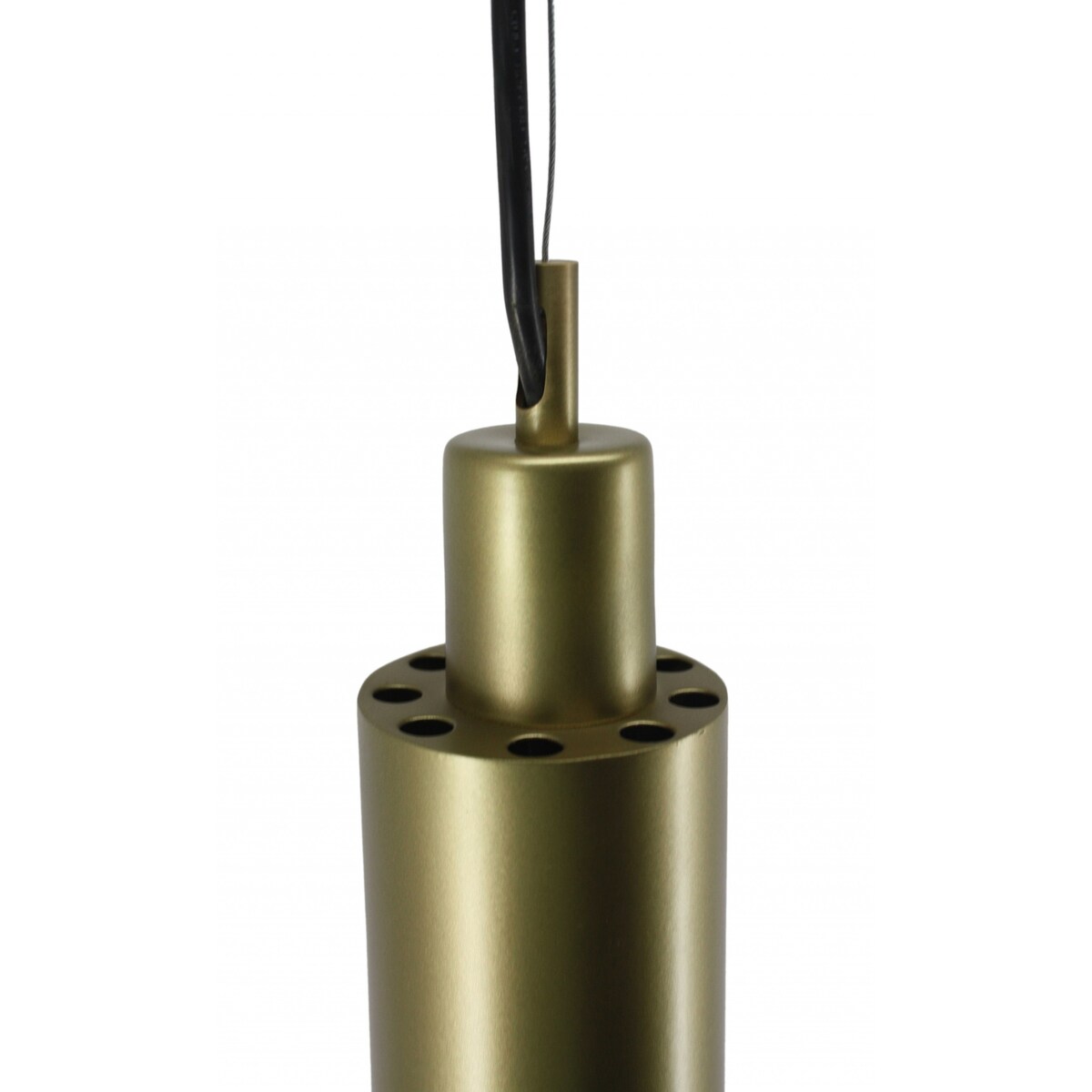 HomeRoots 3" X 3" X 39" G Brass Galvanised Iron Pendant Lamp - 39 x3 x3