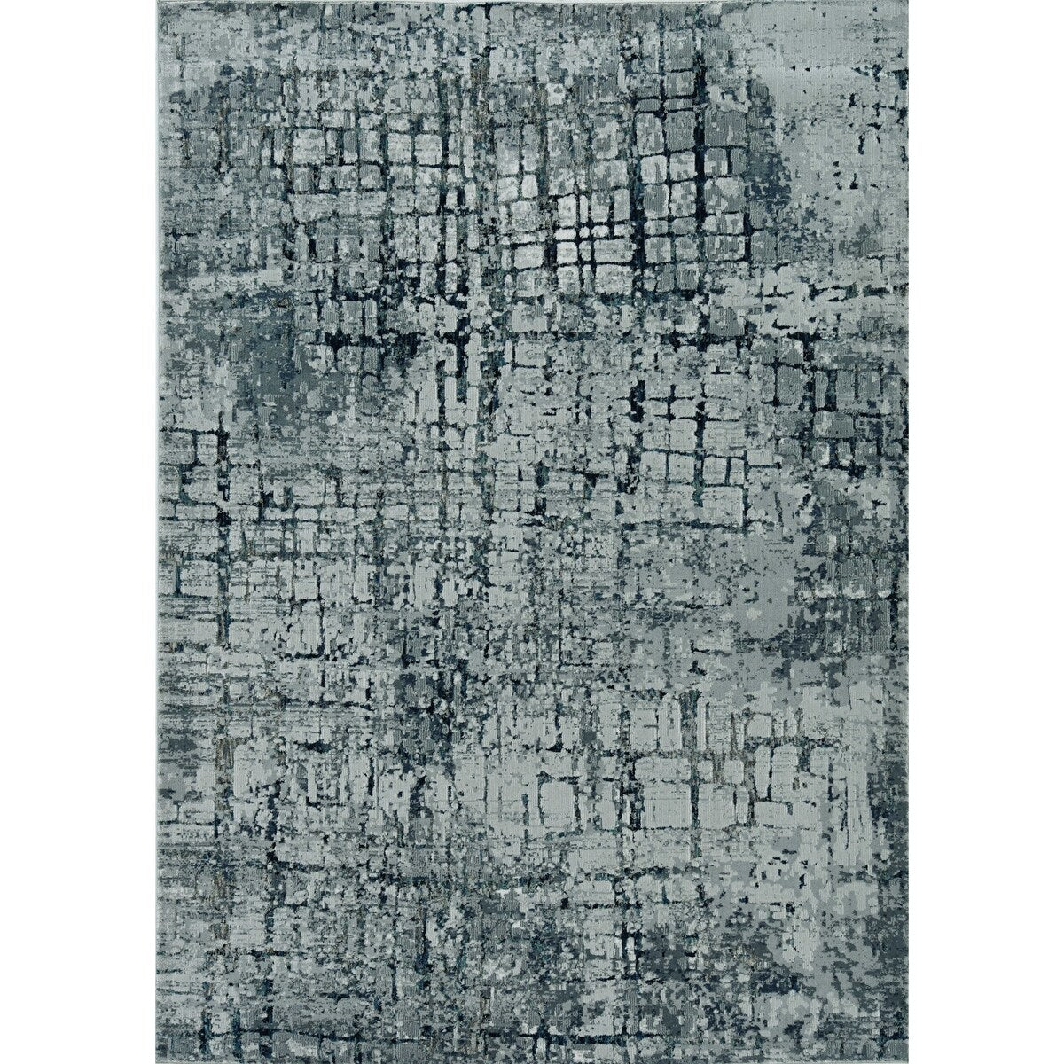 HomeRoots 3' x 5' Ivory or Grey Polypropylene and Polyester Rug - 3' x 5' Oval
