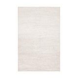 HomeRoots 5' X 8' Off White Wool Handmade Area Rug - 5' Octagon