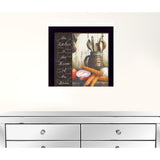 HomeRoots Heart Of The Home 2 Black Framed Print Wall Art