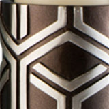HomeRoots Set Of Two Espresso and Silver Pillar Tabletop Pillar Candle Holders - 7